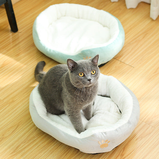 Removable And Washable Kennel Cat Kennel Round Pet Kennel Dog Bed