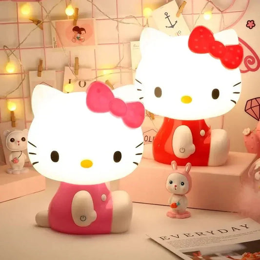 Kitty Kawaii Bow Bow LED Night Lamp