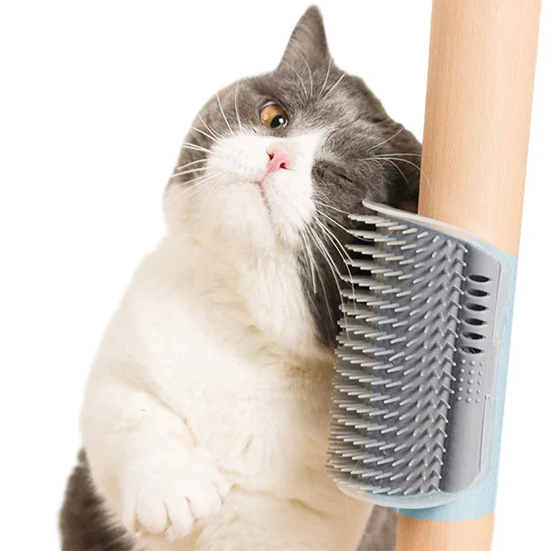 Wall-Mounted Cat Brush