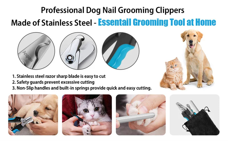 Eco-Friendly Stainless Steel Professional Claw Care Pet Nail Clipper