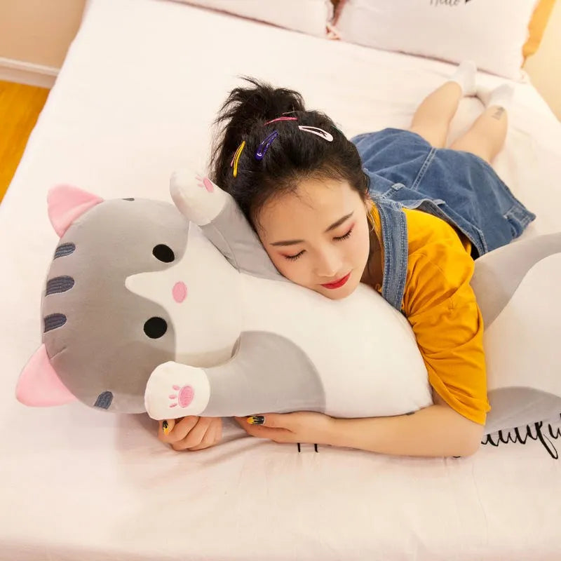 Soft Long Cat Boyfriend Pillow