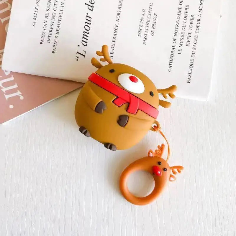 Cute Cartoon Cat Paw Bluetooth Earphone Case