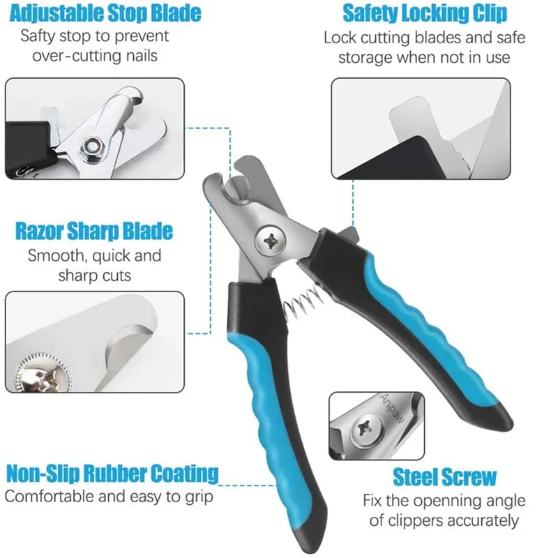 Eco-Friendly Stainless Steel Professional Claw Care Pet Nail Clipper