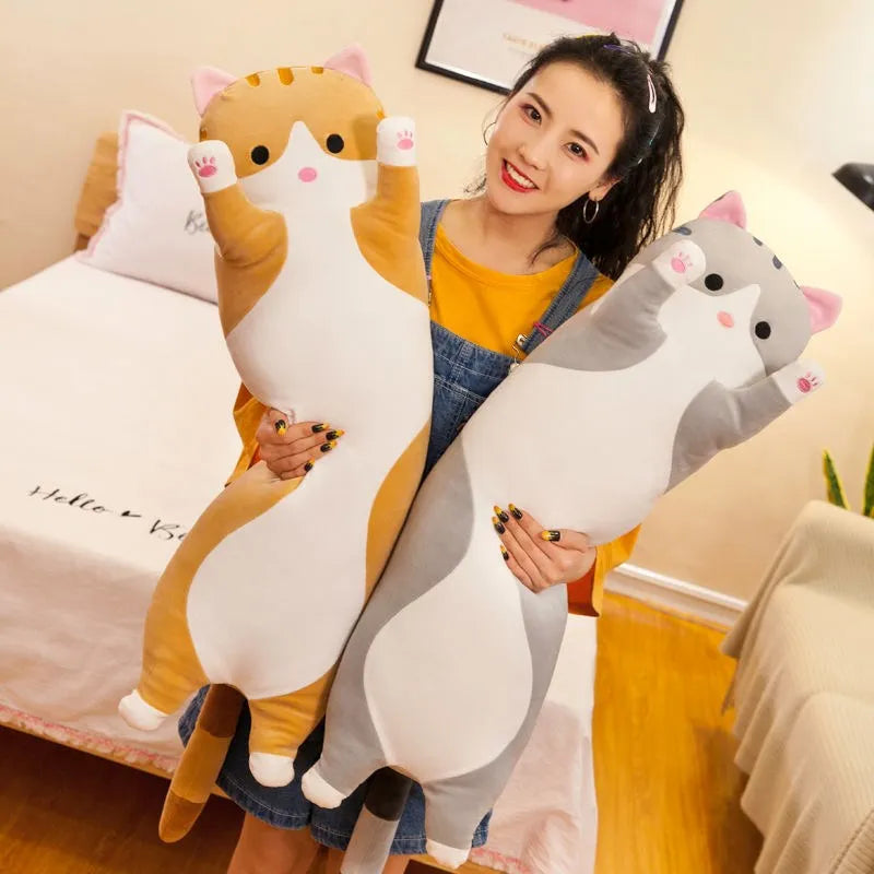 Soft Long Cat Boyfriend Pillow