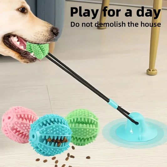 Interactive Suction Cup Dog Toy