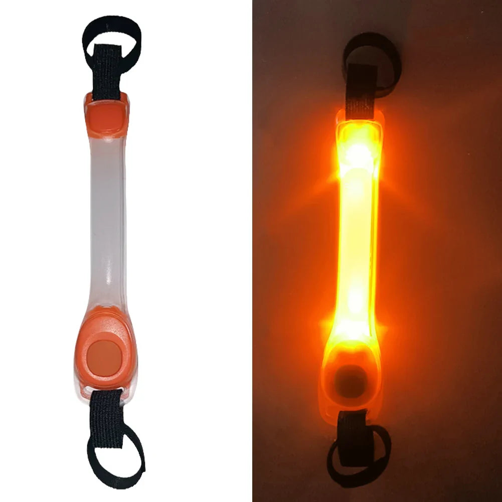 Dog Anti Lost Safety Glowing Collar Outdoor Waterproof Warning LED Flashing Light Strip for Pet Leash Harness Dog Accessories