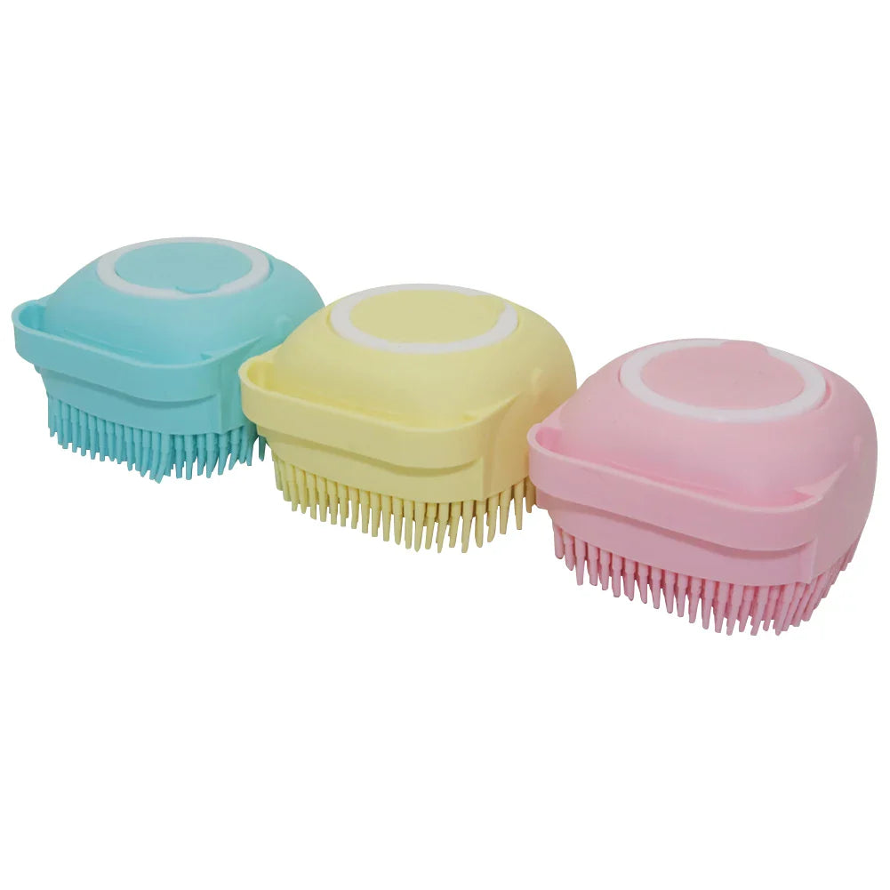 Foaming Massage Bath Brush For Dogs & Cats