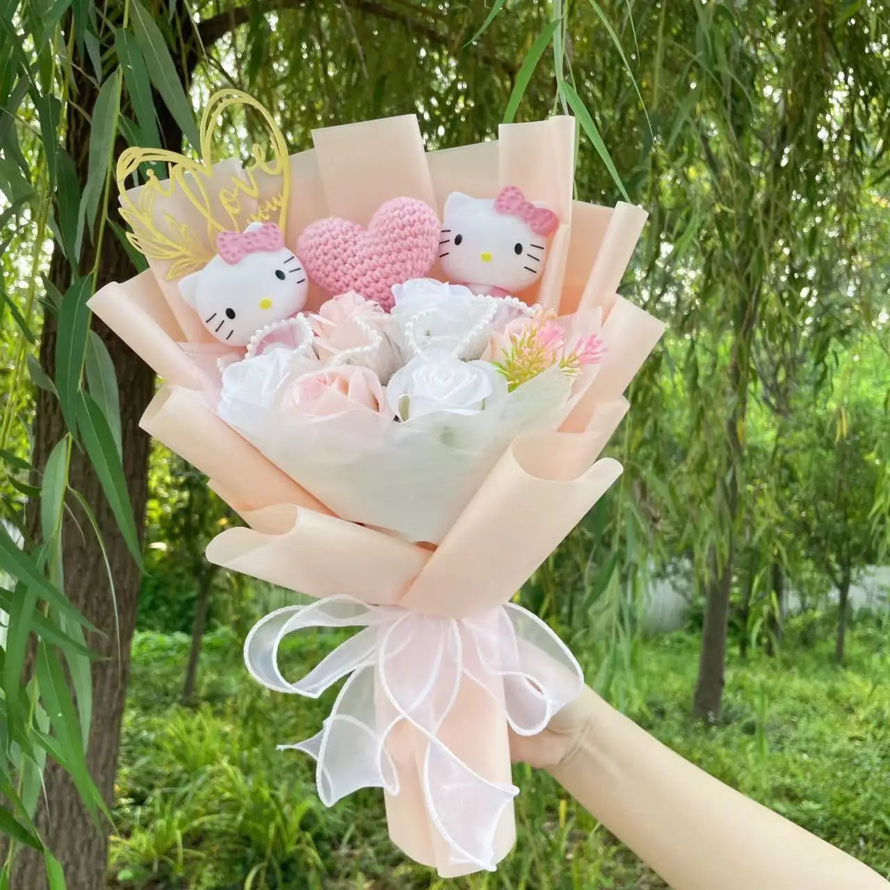 Sanrio Hello Kitty Plush Flower Bouquet