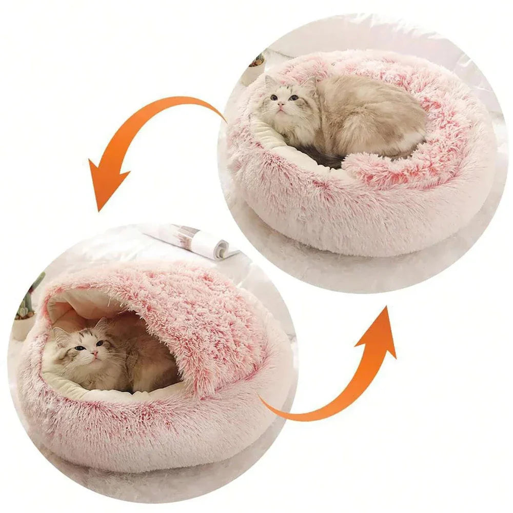 Winter Plush Pet Bed