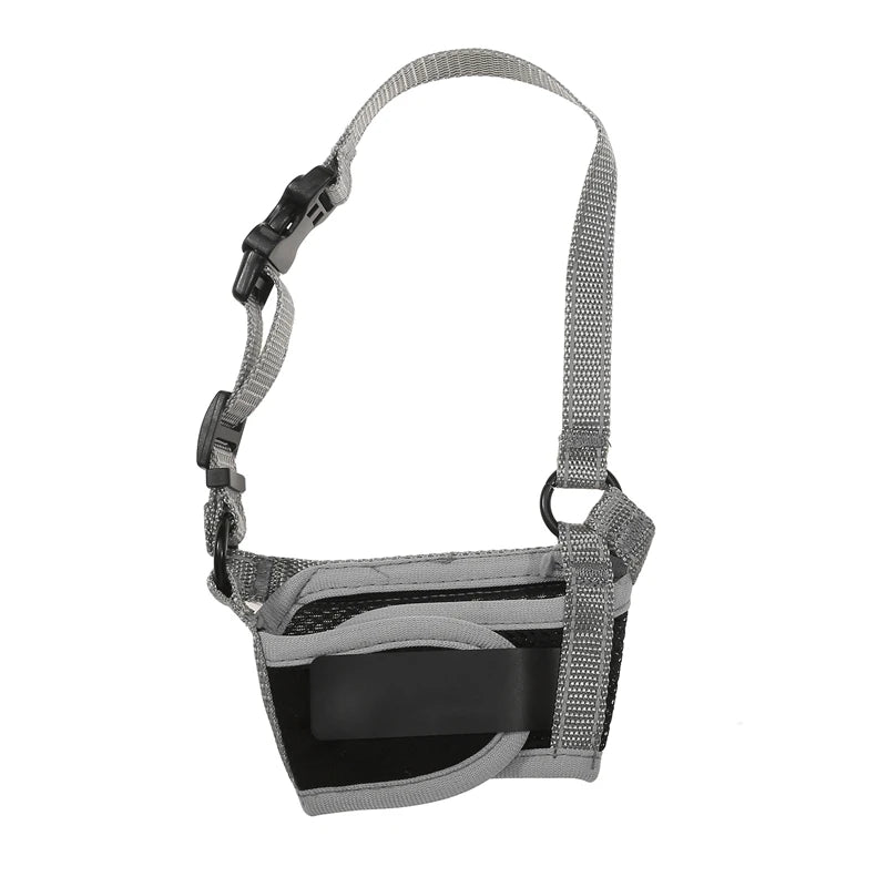 Pet Muzzle Dog Muzzle Anti Biting Barking and Chewing, with Comfortable Mesh Soft Fabric and Adjustable Strap