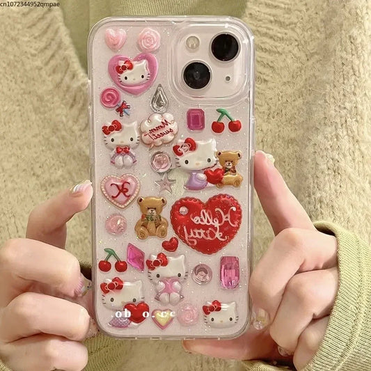 3D Sanrio Hello Kitty iPhone Case