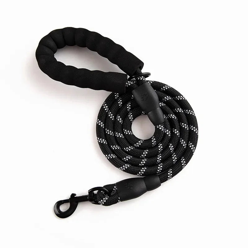 Reflective Pet Leash Nylon Round Leash Dog Walking