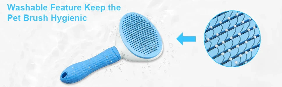 Pet Hair Remover Brush,Easy to Remove Loose Undercoat,For Dogs Cats Grooming Tools, Pet Hair Removal Comb Dogs Accessories