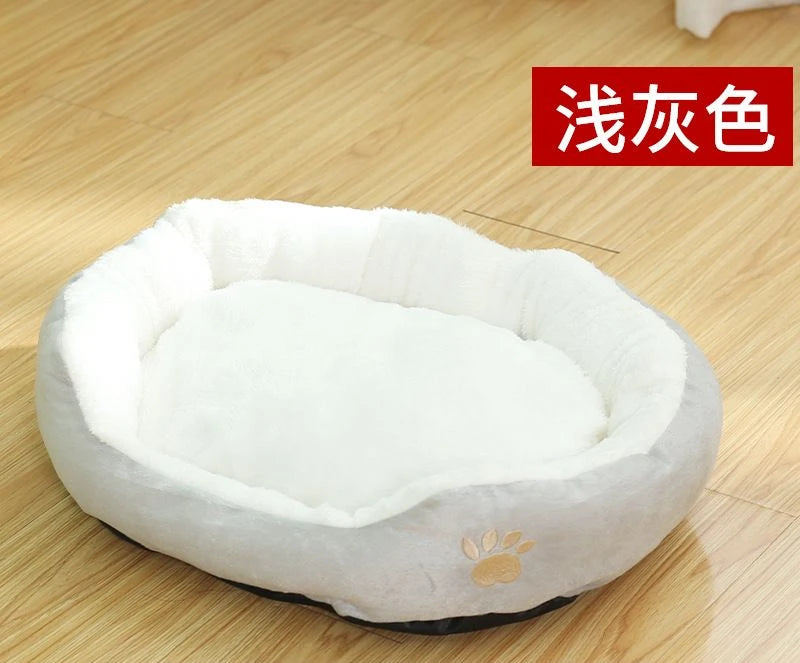 Removable And Washable Kennel Cat Kennel Round Pet Kennel Dog Bed