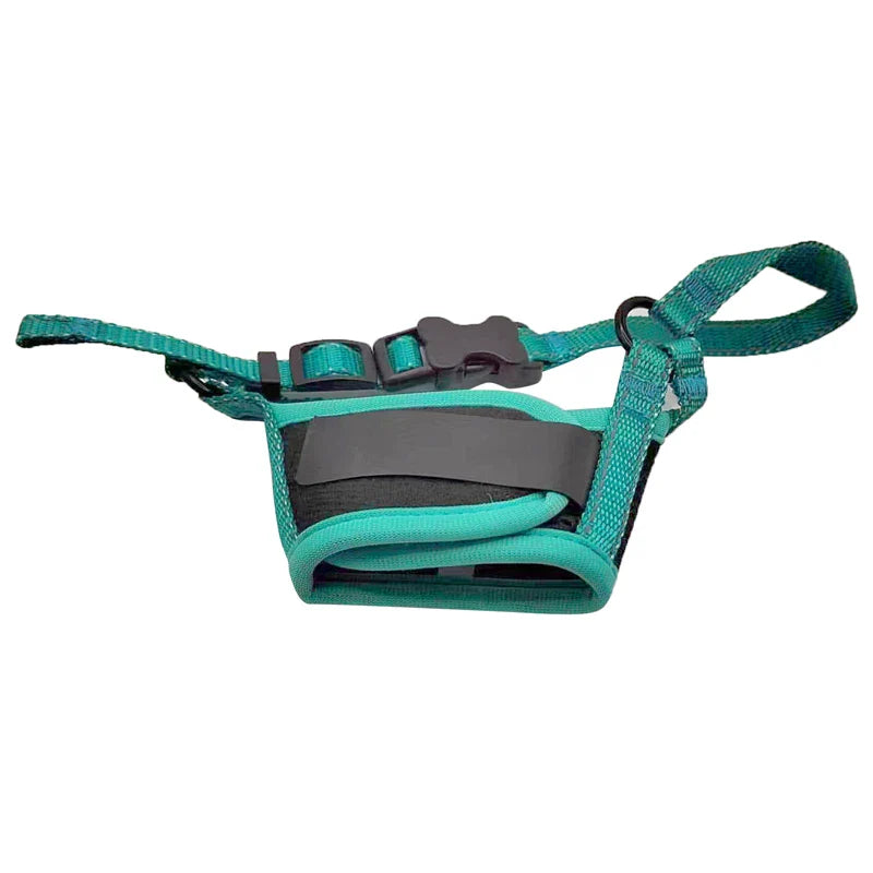 Pet Muzzle Dog Muzzle Anti Biting Barking and Chewing, with Comfortable Mesh Soft Fabric and Adjustable Strap