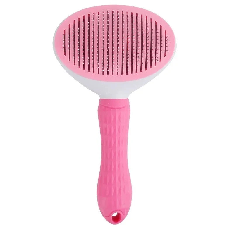 Self-cleaning Pet Hair Remove Comb Cat Slicker Brush Pet Hair Removal Comb For Cats Grooming Brushes Dog Combs Cat Accessories