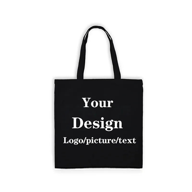 Canvas Tote Bag Pattern Environment-friendly Shopping Large Capacity