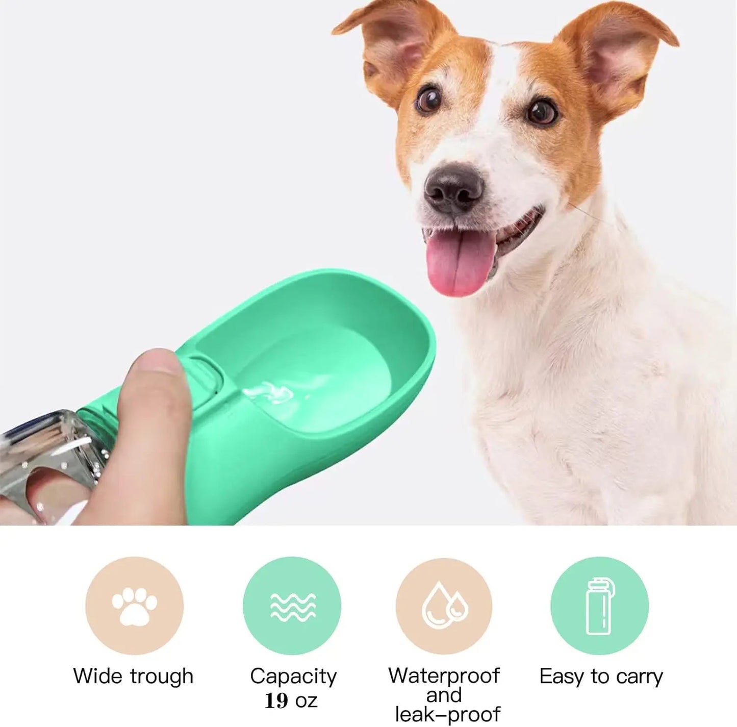 Portable Dog Water Bottle Dog Bowls For Small Large Dogs