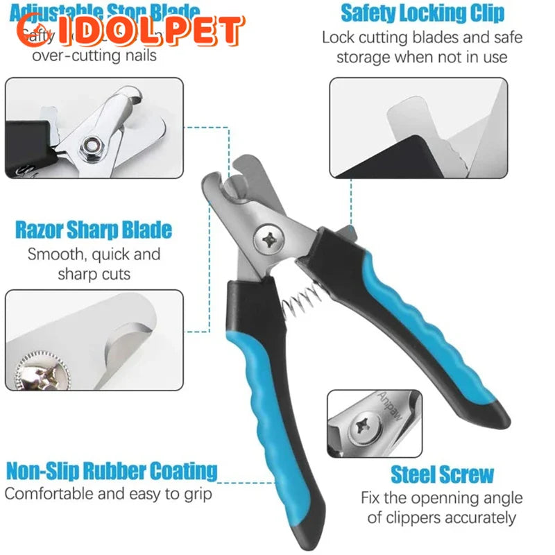 Eco-Friendly Stainless Steel Professional Claw Care Pet Nail Clipper