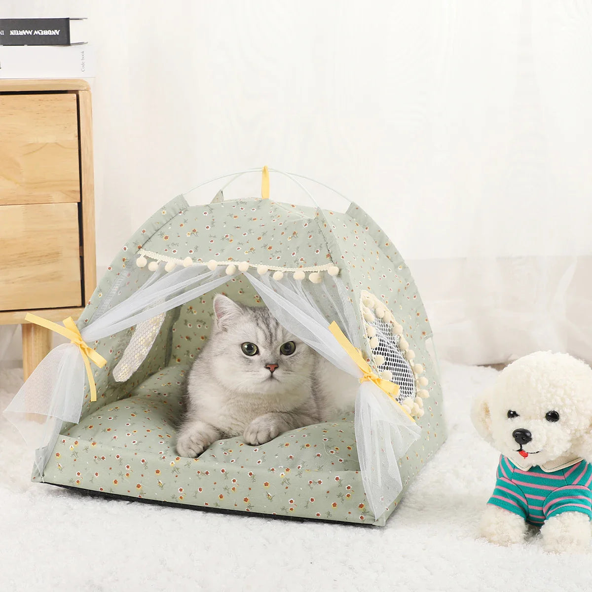 Warm Pet Tent Bed for Cats