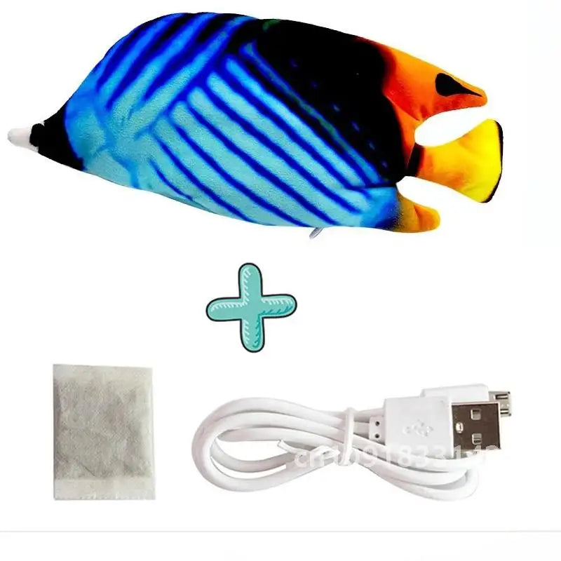 Cats USB Charger Interactive Toy Fish