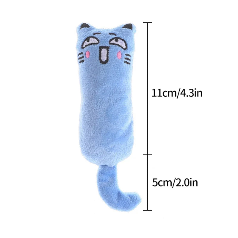 Catnip Toys Thumb Plush Pillow Teeth Grinding Bite-resistant Pet molar toys Teasing Relaxation Cat Chew Toy Pet Accessories