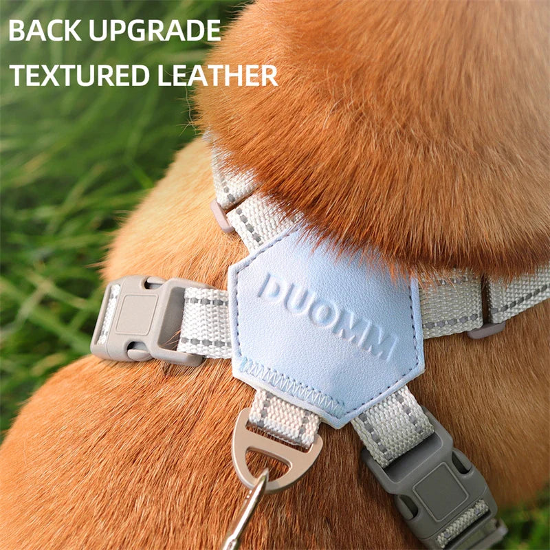 X Shaped Dog Harness Vest Set for Small Meidum Dogs Harness Leash Reflective Puppy Cat Chest Straps Breathable Mesh Harnesses