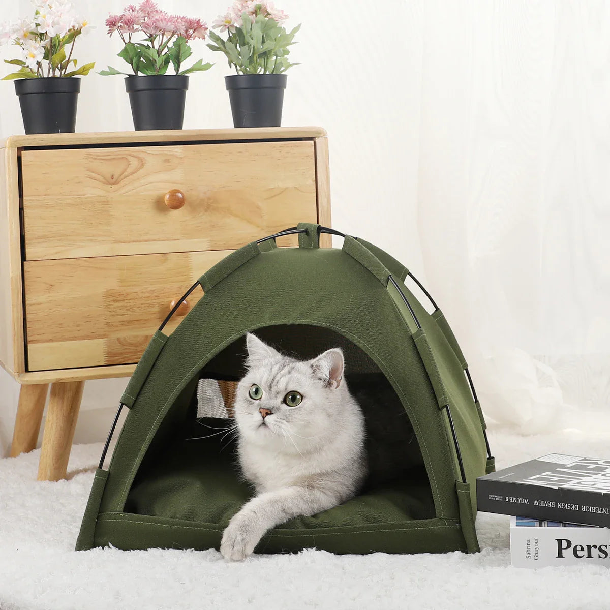 Warm Pet Tent Bed for Cats