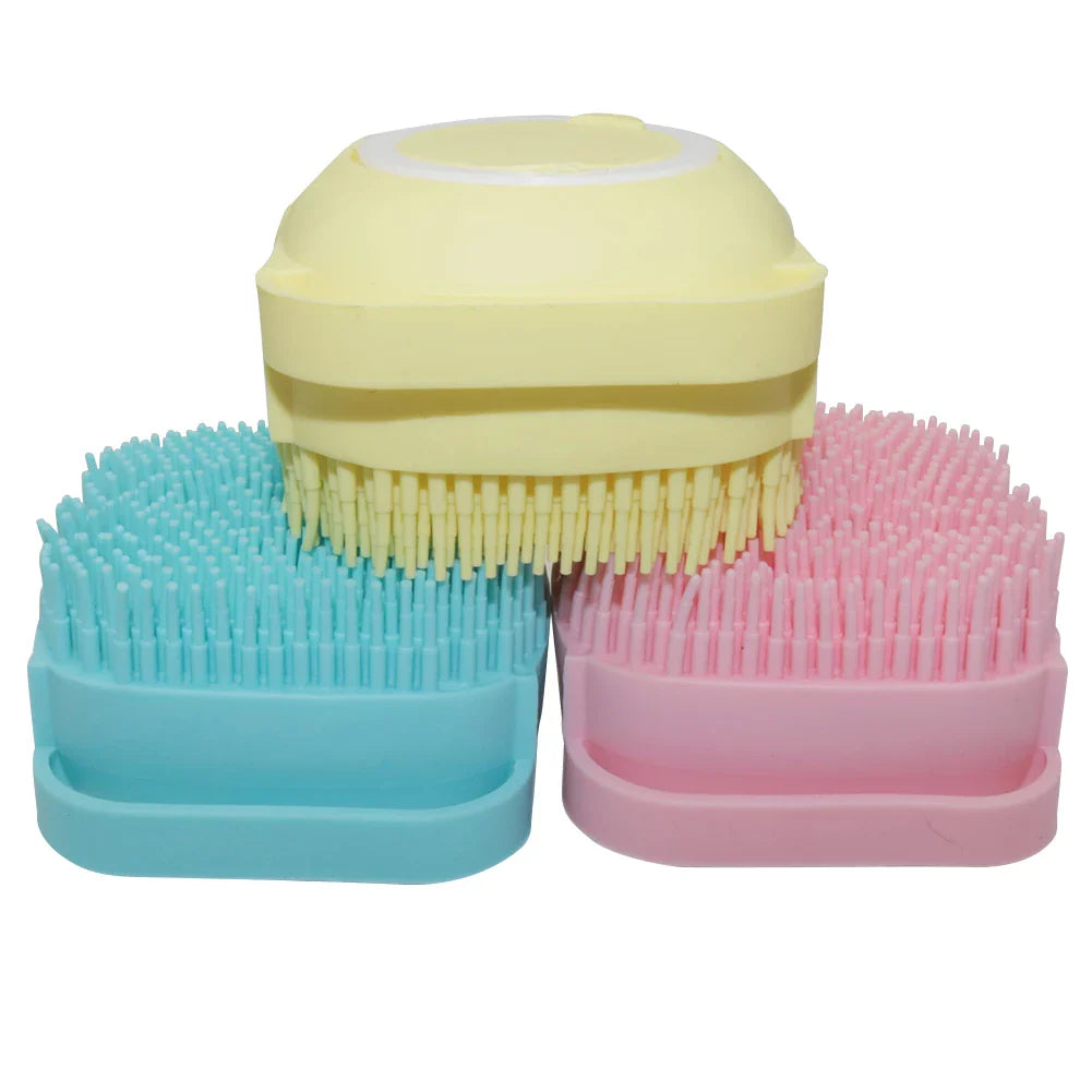 Foaming Massage Bath Brush For Dogs & Cats