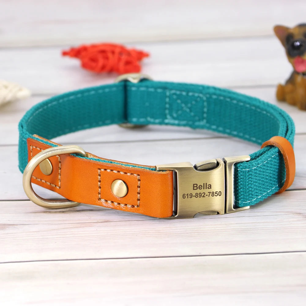 Dogs Real Leather Collar