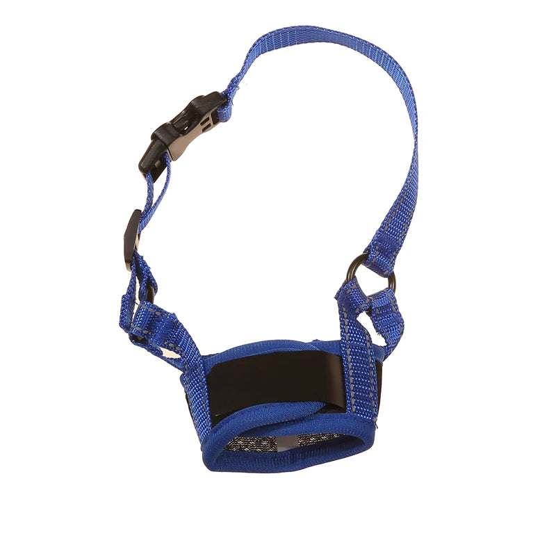 Pet Muzzle Dog Muzzle Anti Biting Barking and Chewing, with Comfortable Mesh Soft Fabric and Adjustable Strap