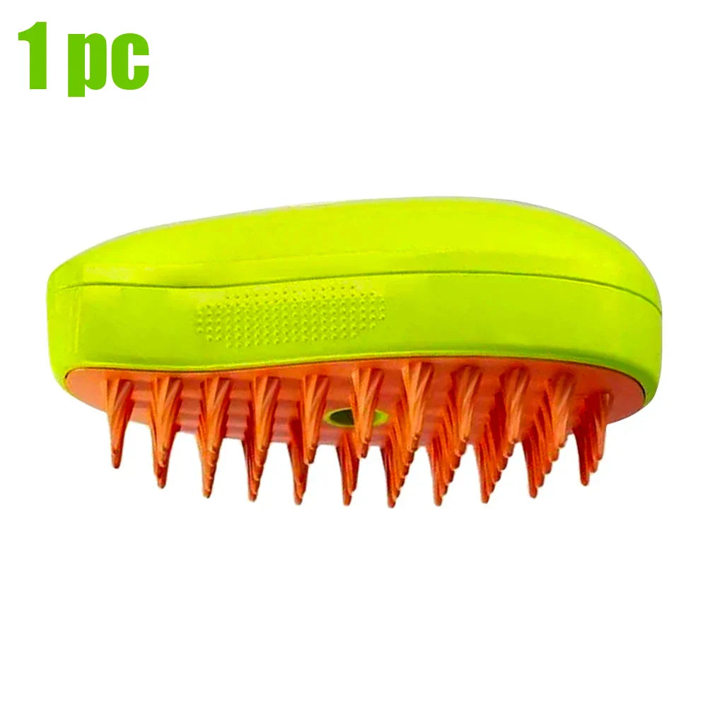 Pet Steam Brush Cat Dog Cleaning Steamy Spray Massage Beauty Comb 3 In 1 Hair Removal Grooming Supplies Pets Accessories