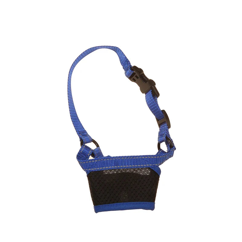 Pet Muzzle Dog Muzzle Anti Biting Barking and Chewing, with Comfortable Mesh Soft Fabric and Adjustable Strap