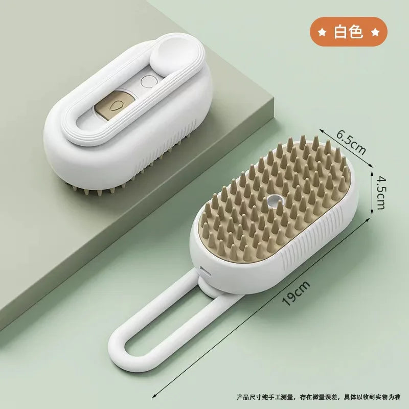 Pet Steam Grooming Brush