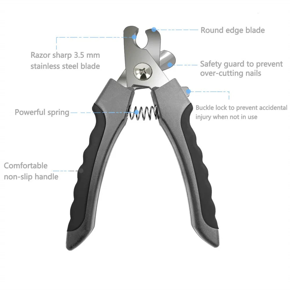 Eco-Friendly New Professional Safety Guard Pet Nail Clippers