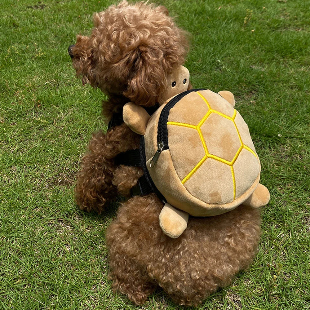 Dog Backpack, Dog snack Bag, Turtle Shape Or Regular Backpack