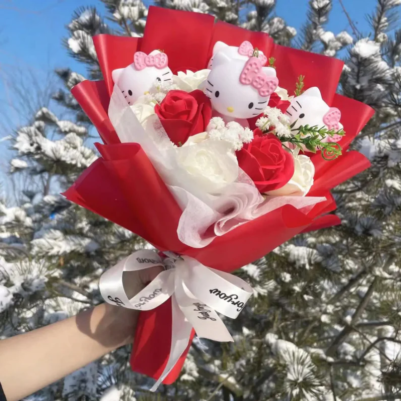 Sanrio Hello Kitty Plush Flower Bouquet