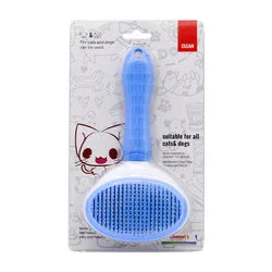 Pet Grooming Brush for Shedding & Tangle-Free Coat