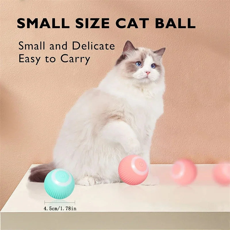 Electric Rolling Cat Toy Ball