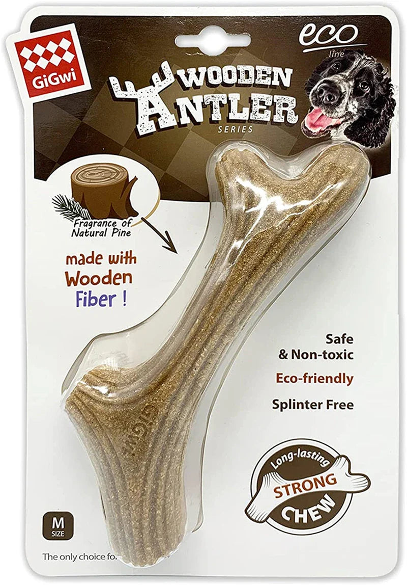 Real Wood Deer Antler Dog Chew Toy