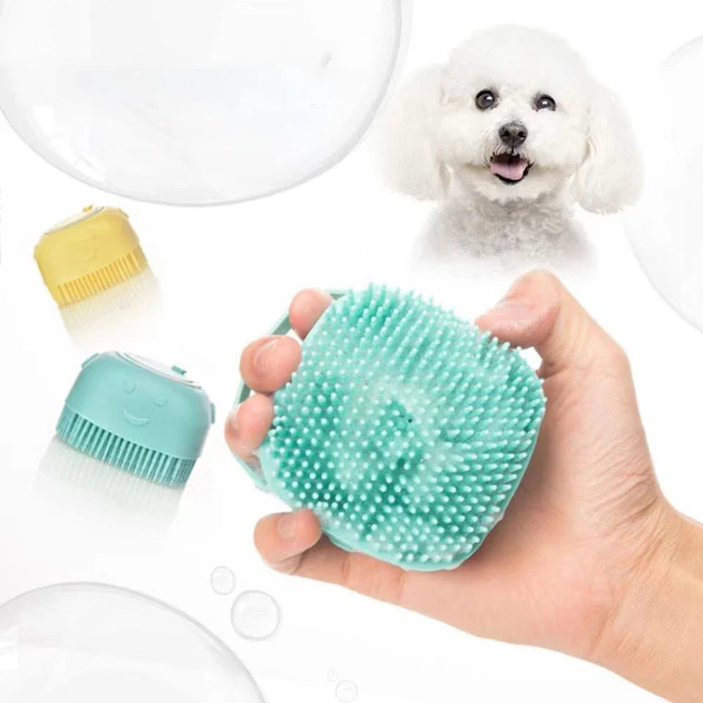 Foaming Massage Bath Brush For Dogs & Cats