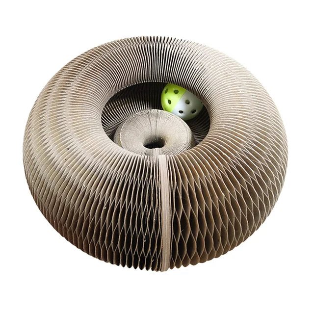 Fantastic Interactive Cat Toy with Built-In Scratching Post