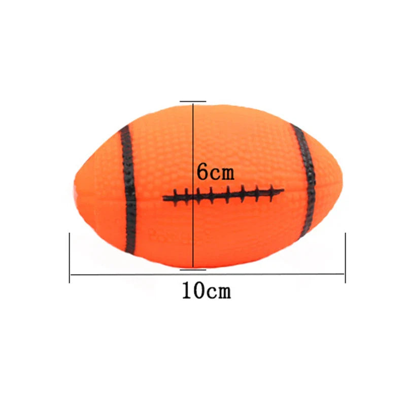 1pcs Diameter 6cm Squeaky Pet Dog Ball Toys for Small Dogs Rubber Chew Puppy Toy Dog Stuff Dogs Toys Pets brinquedo cachorro