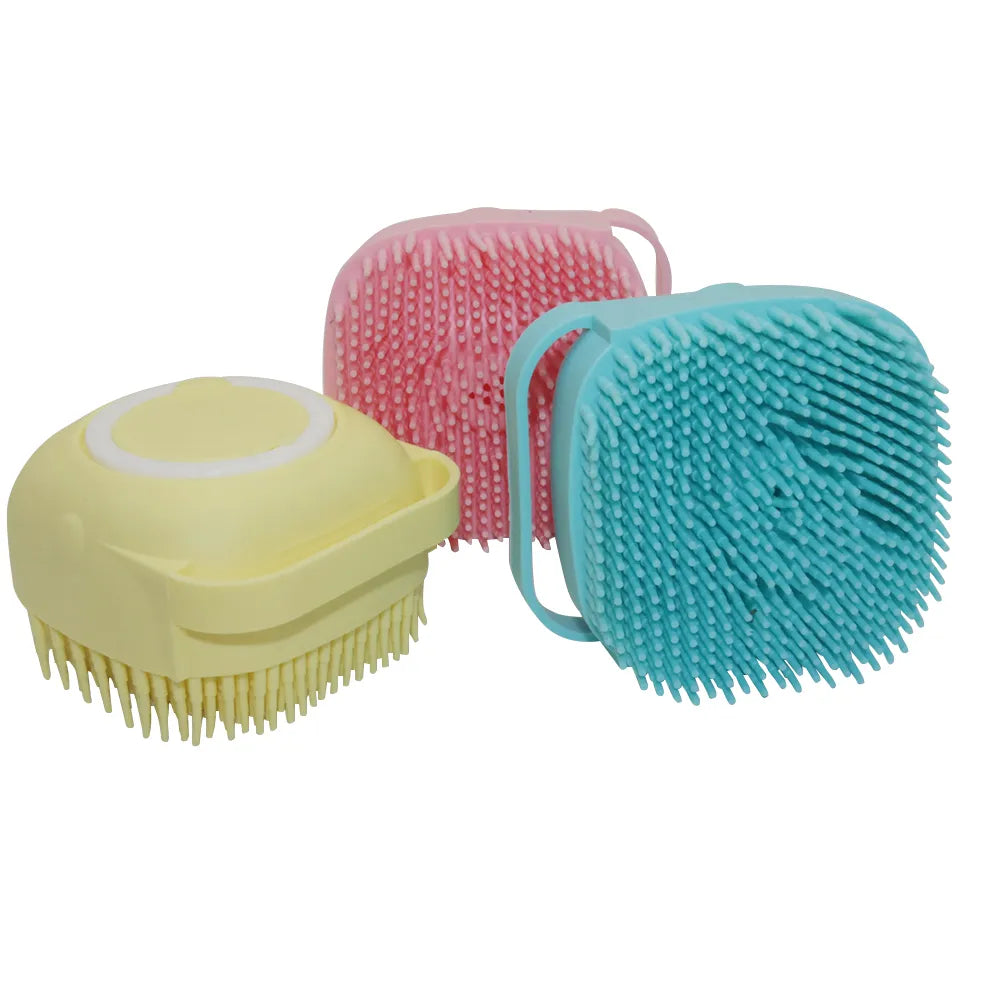 Foaming Massage Bath Brush For Dogs & Cats