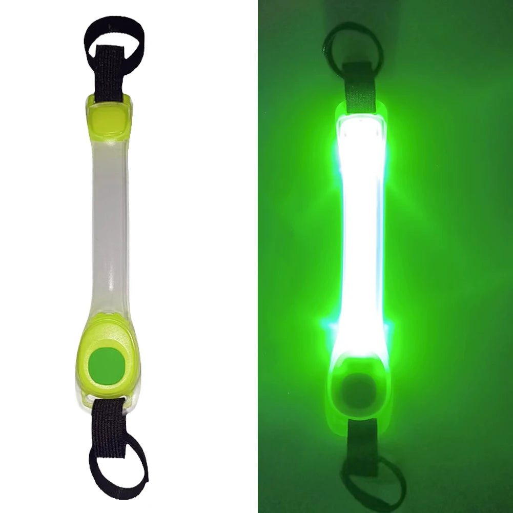 Dog Anti Lost Safety Glowing Collar Outdoor Waterproof Warning LED Flashing Light Strip for Pet Leash Harness Dog Accessories