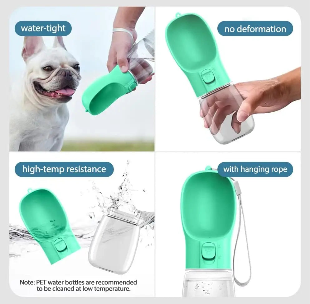 Portable Dog Water Bottle Dog Bowls For Small Large Dogs