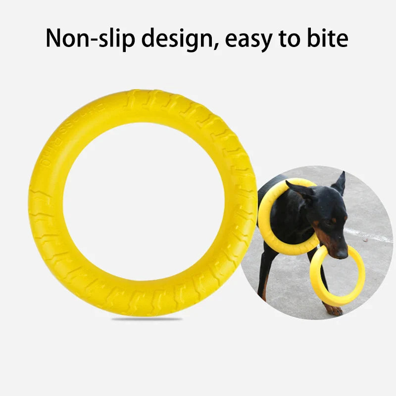 Durable Flying Disk & Puller – Floating, Anti-Bite Toy for Active Dogs