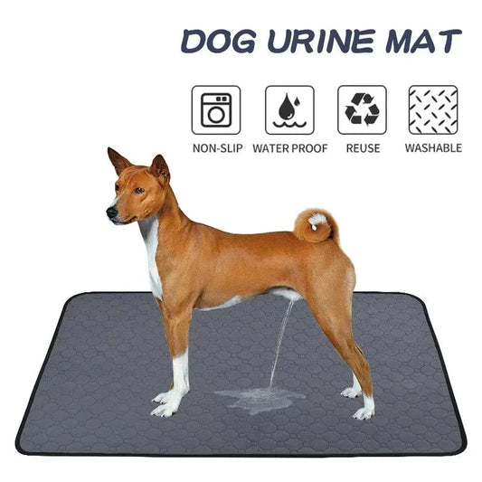 Dog Pee Pad Reusable Washable Waterproof Absorbent Pet Mat Puppy Training Pad Car Seat Cover Dog Supplies