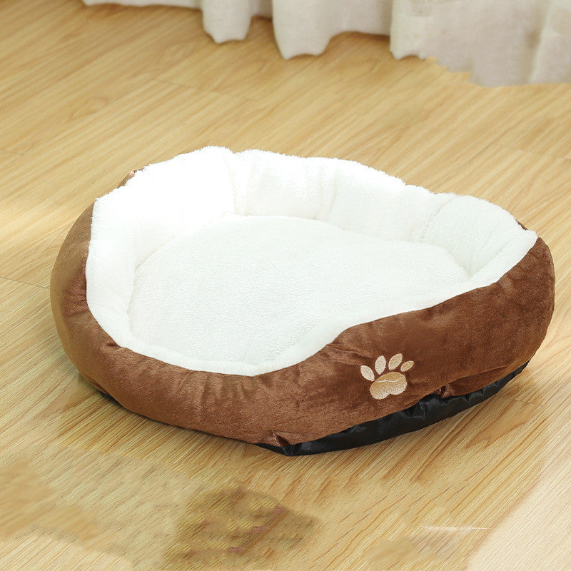 Removable And Washable Kennel Cat Kennel Round Pet Kennel Dog Bed