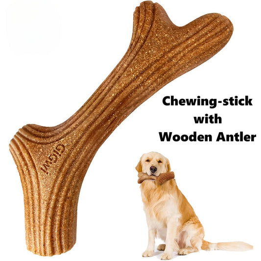 Real Wood Deer Antler Dog Chew Toy